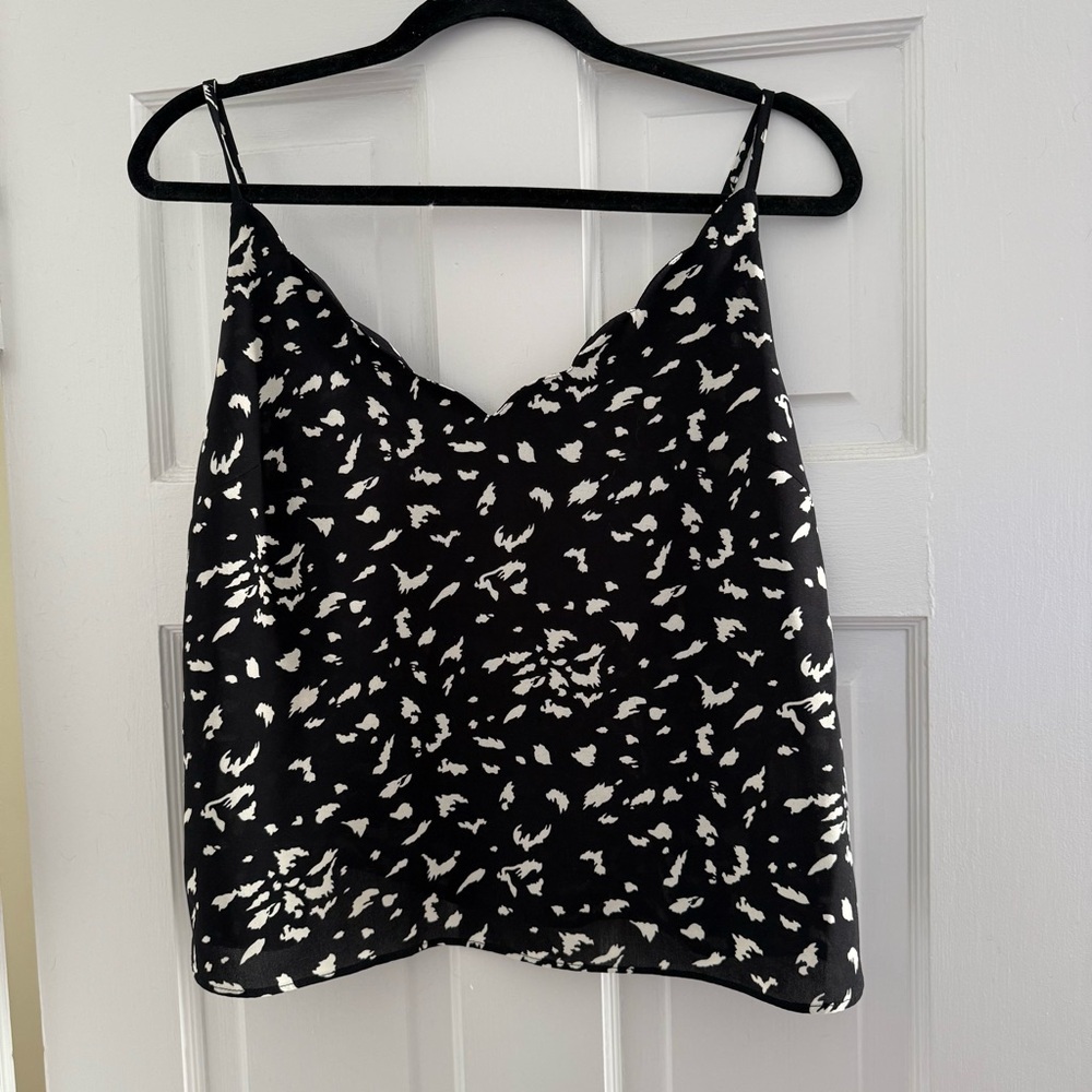 Code x Mode: Black and White Women's Camisole Top